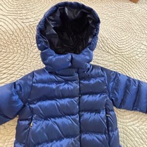 Polo Ralph Lauren Shimmering Blue Puffer Coat